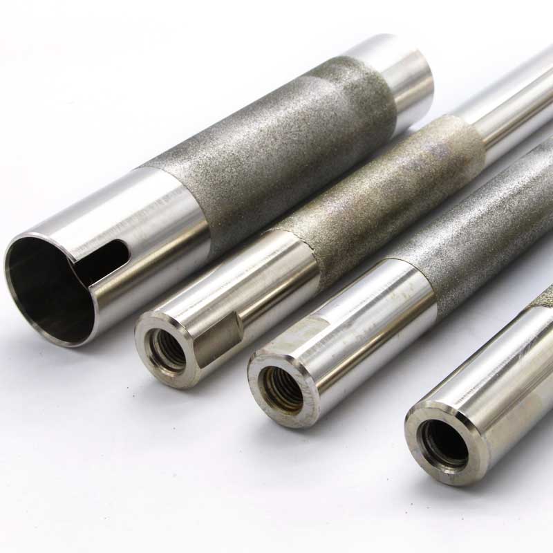 Electroplated diamond rods