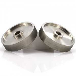 Electroplated diamond grinding wheels for gemstones