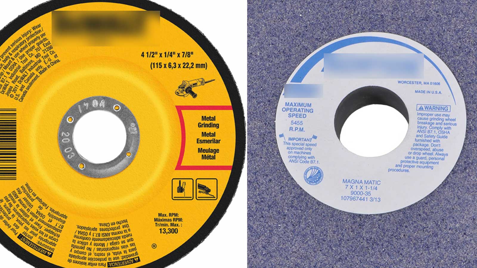 Norton Grinding Wheels Chart