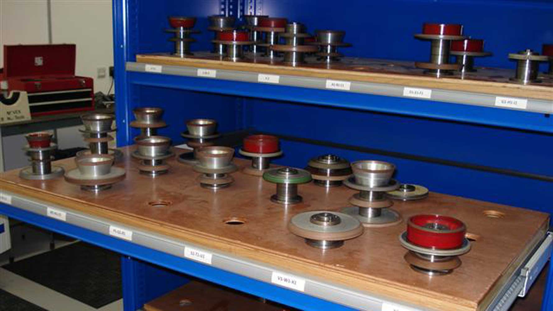 grinding wheels storage solution