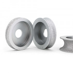 Brazed diamond concave grinding wheels