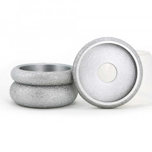 Brazed diamond semicircular convex edge grinding wheels