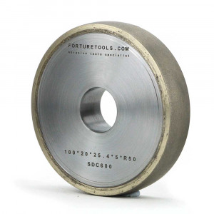 Metal bond round edge diamond grinding wheel