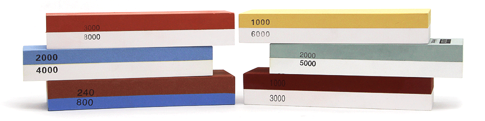 Double sided sharpening stones