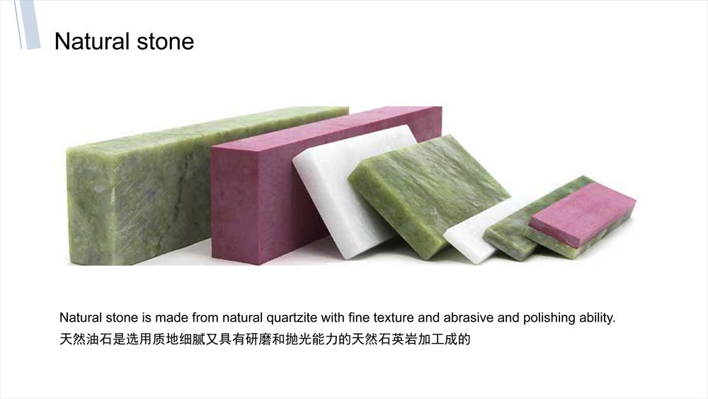 Natural oil stone