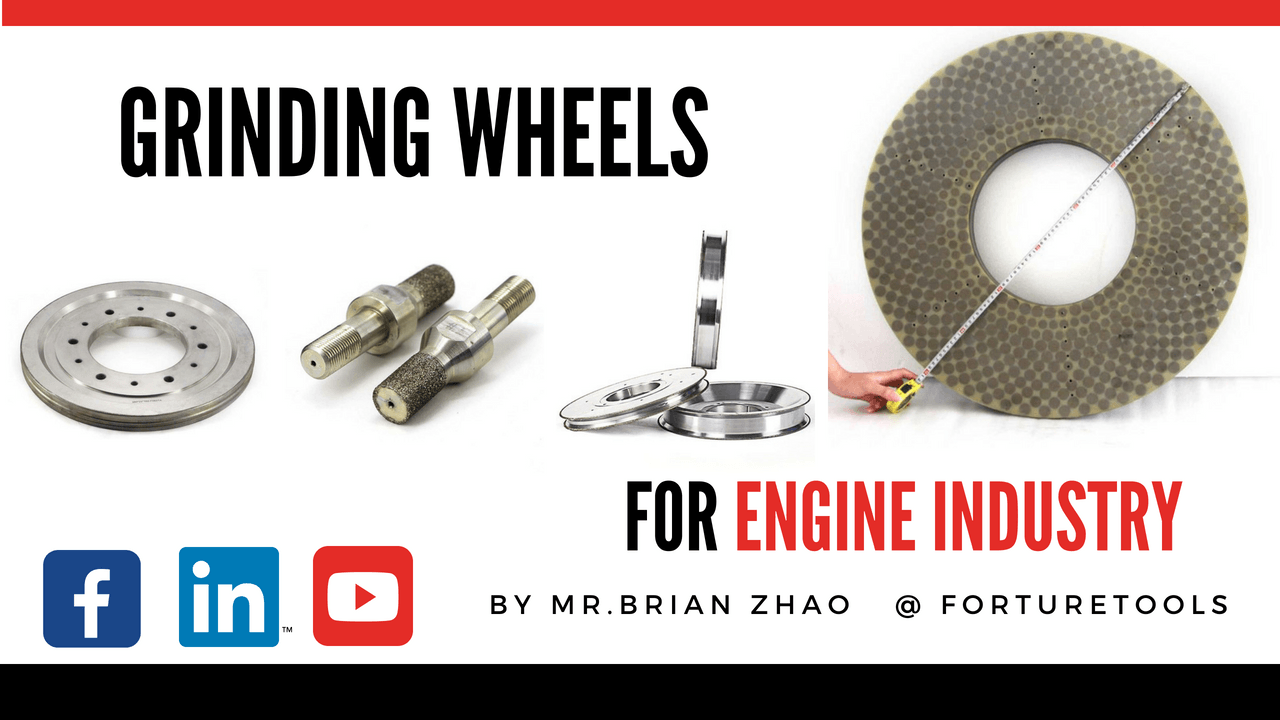 Six types of grinding wheels for engine industry