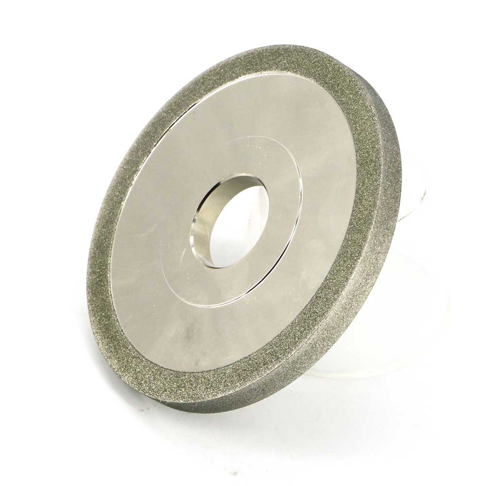 1A1 flat shape electroplated diamond grinding wheel for tungsten carbide