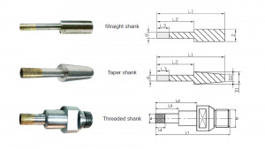 diamond drill bits special for glass