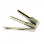 Electroplated diamond mounted points