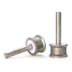 Electroplated Straight Edge Diamond Mounted Point Glass Chamfering Wheel