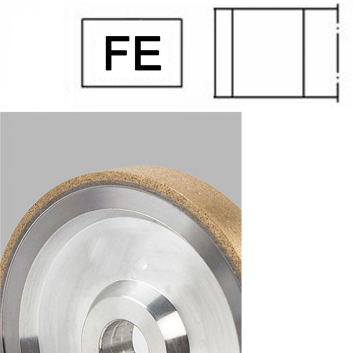 FE Type Flat Edge Diamond Grinding Wheel