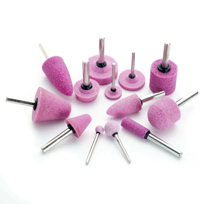 Pink Aluminum oxide mounted points