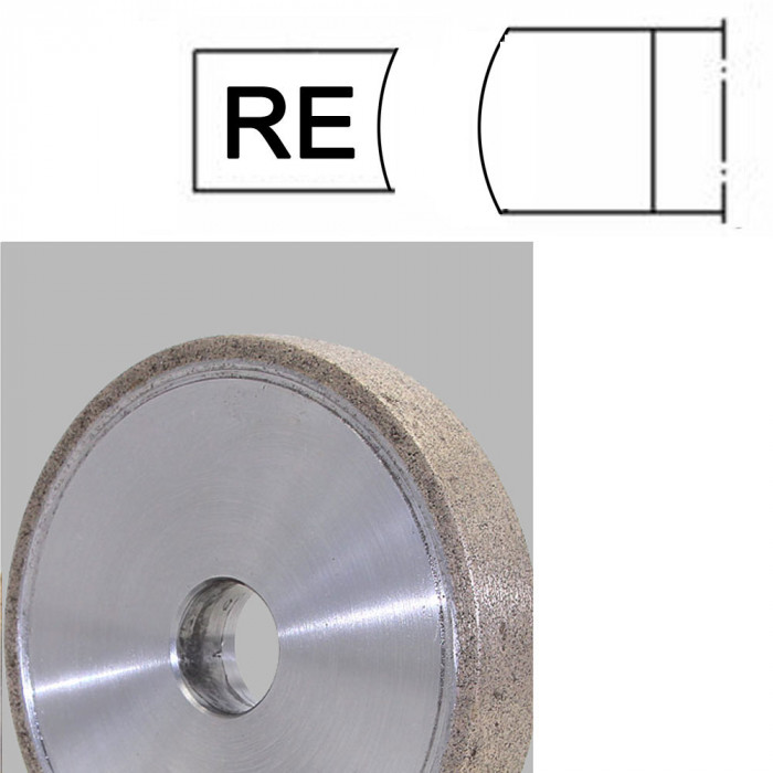 RE Type Convex Radius Edge Diamond Grinding Wheel